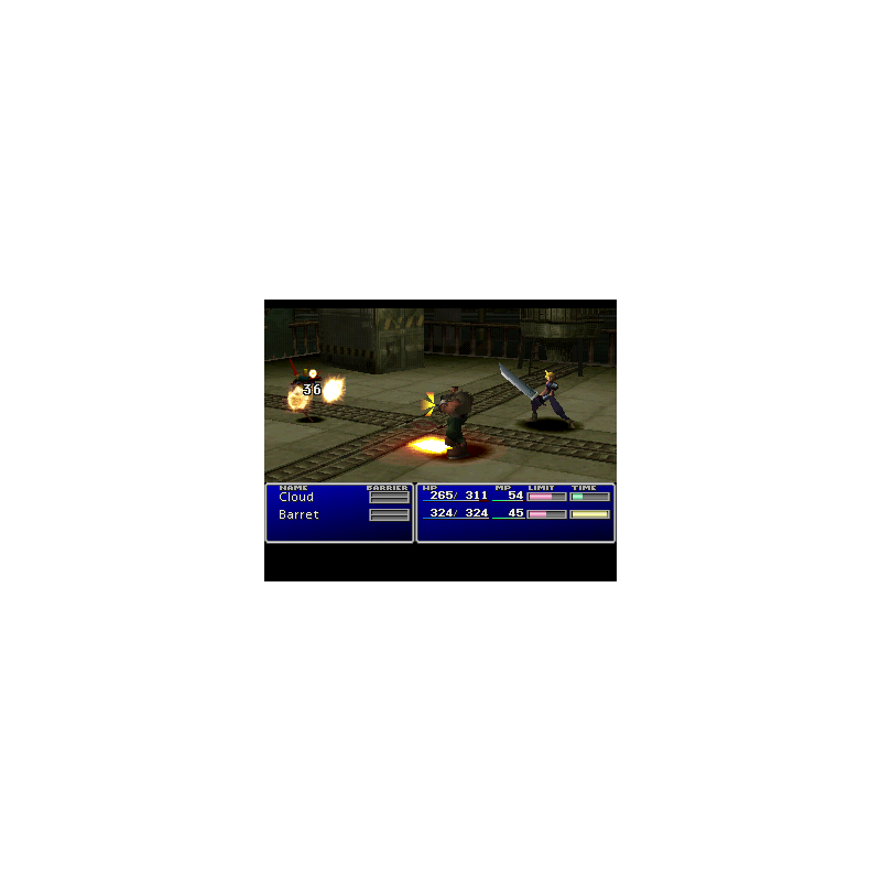اسکرین شات و تصویر گیم‌پلی بازی Final Fantasy VII مخصوص پلی استیشن وان (PS1) تصویر شماره 2