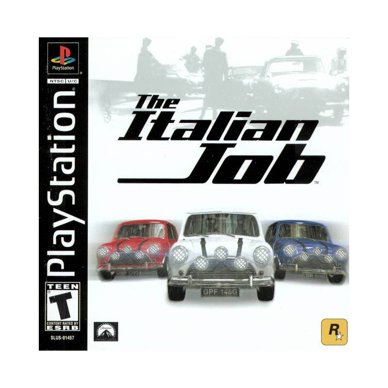 کاور بازی The Italian Job مخصوص پلی استیشن وان (PS1)