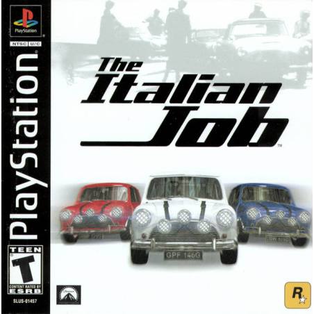 کاور بازی The Italian Job مخصوص پلی استیشن وان (PS1)