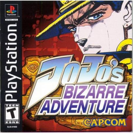 کاور بازی JoJo's Bizarre Adventure مخصوص پلی استیشن وان (PS1)