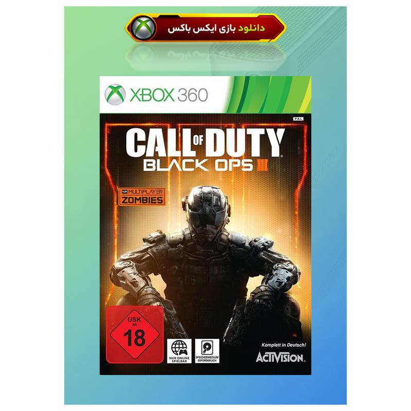 کاور بازی Call of Duty Black Ops 3 مخصوص ایکس باکس 360 جیتگ (Xbox 360 Jtag - RGH)