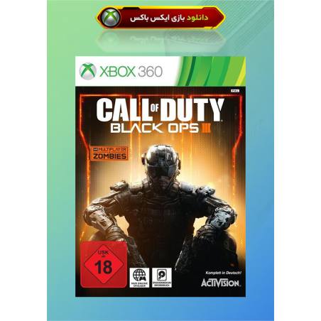 کاور بازی Call of Duty Black Ops 3 مخصوص ایکس باکس 360 جیتگ (Xbox 360 Jtag - RGH)