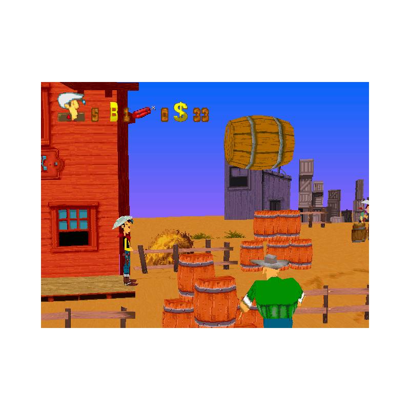 اسکرین شات و تصویر گیم‌پلی بازی Lucky Luke مخصوص پلی استیشن وان (PS1) تصویر شماره 5