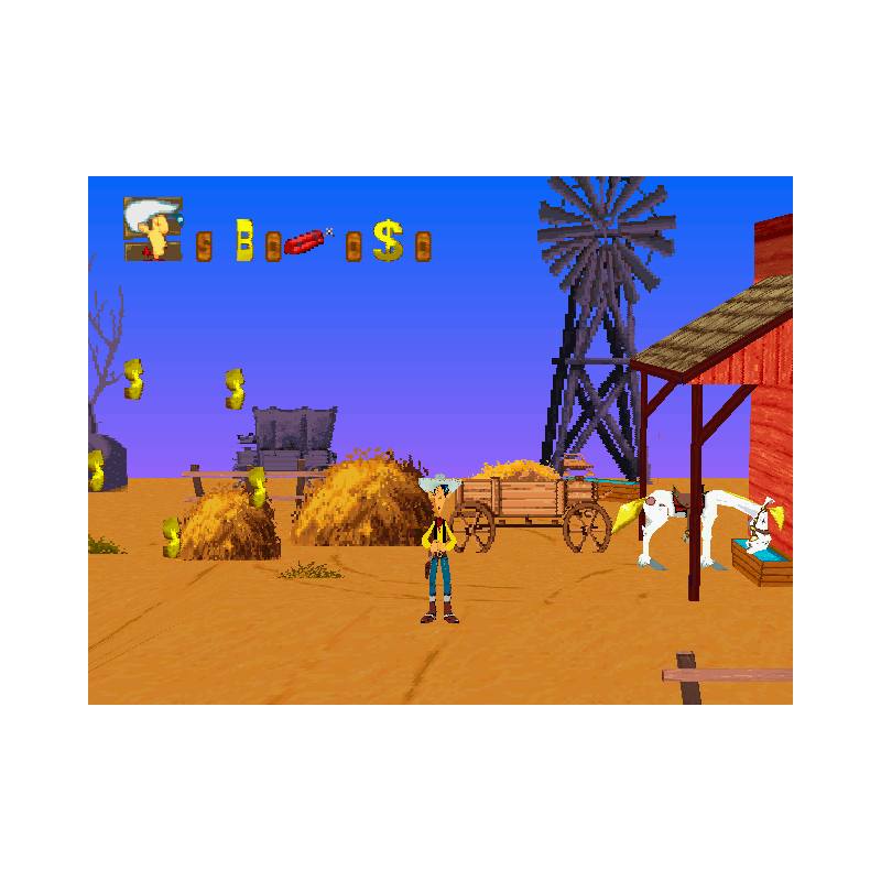 اسکرین شات و تصویر گیم‌پلی بازی Lucky Luke مخصوص پلی استیشن وان (PS1) تصویر شماره 4