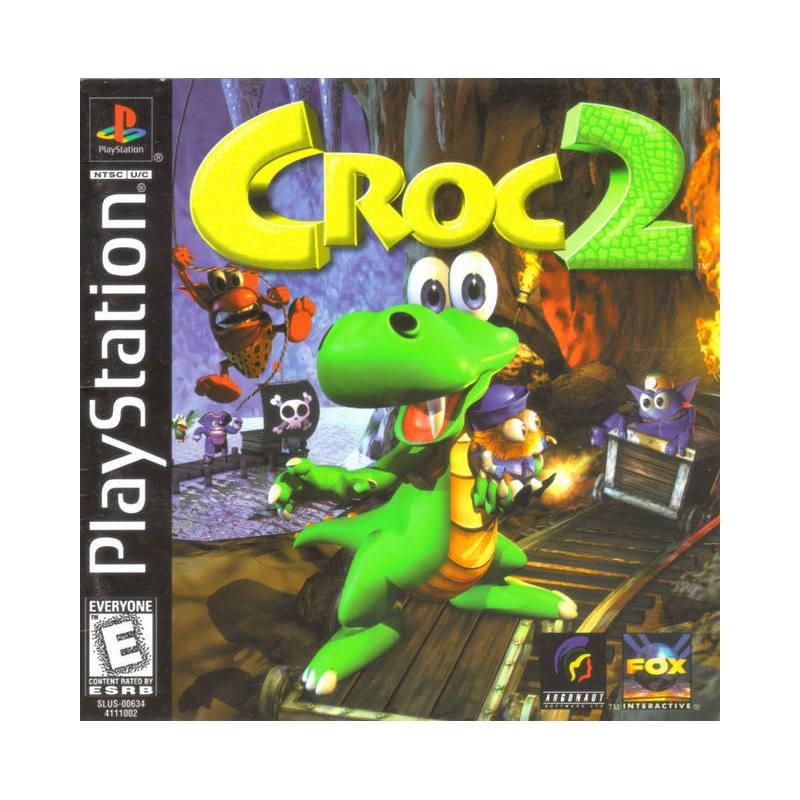 کاور بازی Croc 2 مخصوص پلی استیشن وان (PS1)