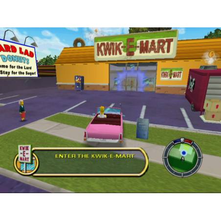 اسکرین شات و تصویر گیم‌پلی بازی The Simpsons: Hit & Run مخصوص پلی استیشن 2 (PS2) تصویر شماره 1