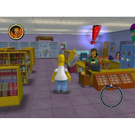 اسکرین شات و تصویر گیم‌پلی بازی The Simpsons: Hit & Run مخصوص پلی استیشن 2 (PS2) تصویر شماره 2