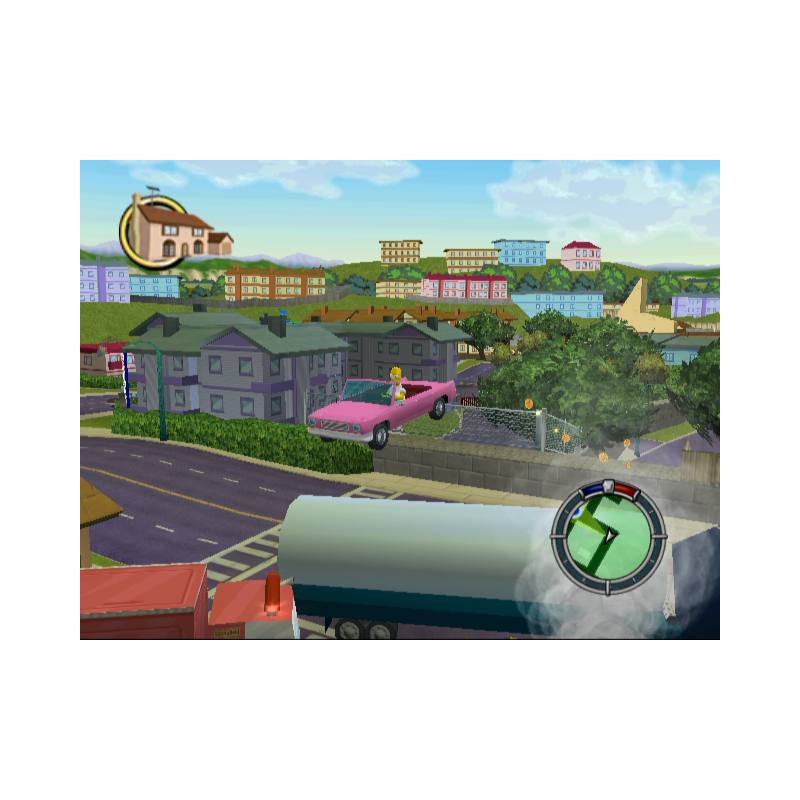 اسکرین شات و تصویر گیم‌پلی بازی The Simpsons: Hit & Run مخصوص پلی استیشن 2 (PS2) تصویر شماره 5