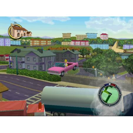 اسکرین شات و تصویر گیم‌پلی بازی The Simpsons: Hit & Run مخصوص پلی استیشن 2 (PS2) تصویر شماره 5