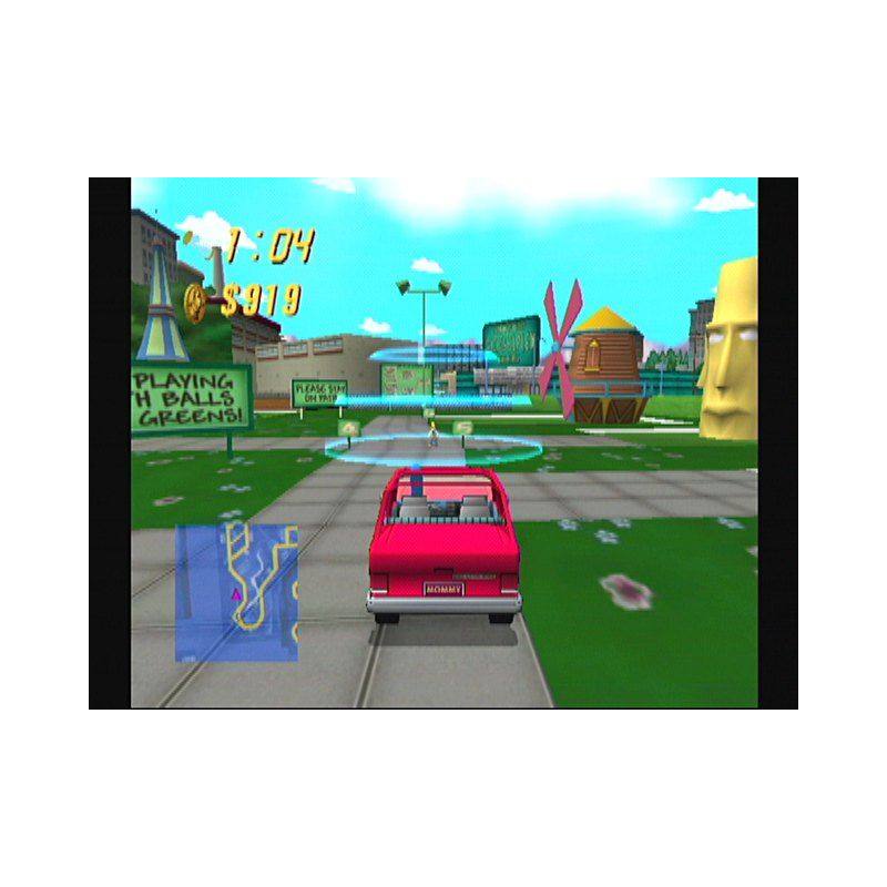 اسکرین شات و تصویر گیم‌پلی بازی The Simpsons: Road Rage مخصوص پلی استیشن 2 (PS2) تصویر شماره 1