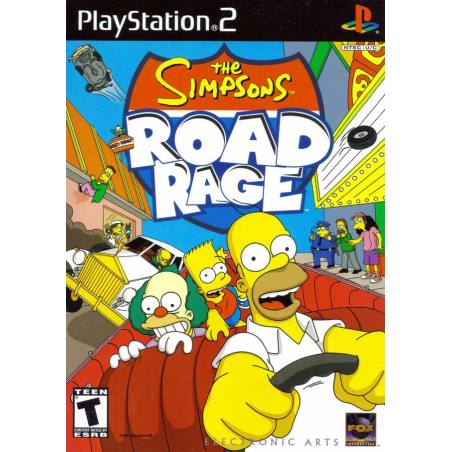 کاور بازی The Simpsons: Road Rage مخصوص پلی استیشن 2 (PS2)