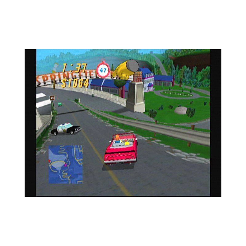 اسکرین شات و تصویر گیم‌پلی بازی The Simpsons: Road Rage مخصوص پلی استیشن 2 (PS2) تصویر شماره 2