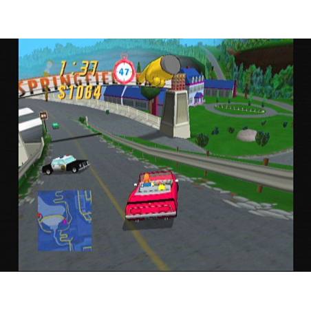 اسکرین شات و تصویر گیم‌پلی بازی The Simpsons: Road Rage مخصوص پلی استیشن 2 (PS2) تصویر شماره 2