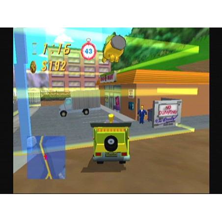 اسکرین شات و تصویر گیم‌پلی بازی The Simpsons: Road Rage مخصوص پلی استیشن 2 (PS2) تصویر شماره 5
