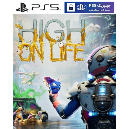 کاور بازی High on Life مخصوص PS5 نسخه ی کنسول‌های کپیخور یا جیلبریک (Jailbreak)