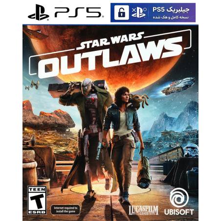 کاور بازی Star Wars Outlaws مخصوص PS5 نسخه ی کنسول‌های کپیخور یا جیلبریک (Jailbreak)