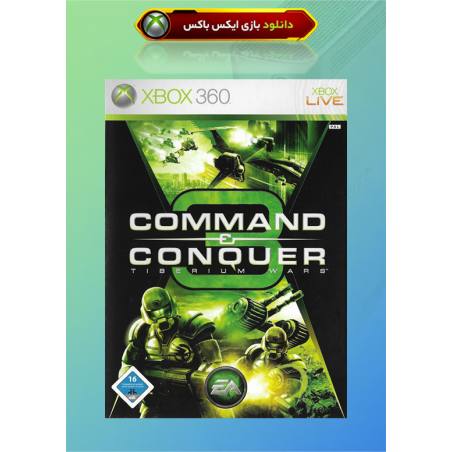 کاور بازی Command & Conquer 3 Tiberium War مخصوص ایکس باکس 360 جیتگ (Xbox 360 Jtag - RGH)