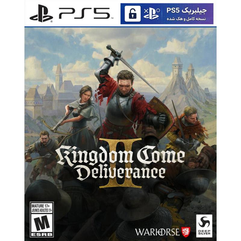 کاور بازی Kingdom Come: Deliverance II مخصوص PS5 نسخه ی کنسول‌های کپیخور یا جیلبریک (Jailbreak)