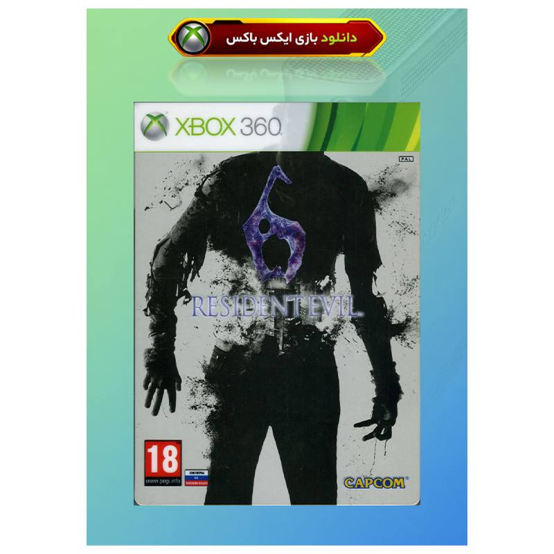 کاور بازی Resident Evil 6 مخصوص ایکس باکس 360 جیتگ (Xbox 360 Jtag - RGH)