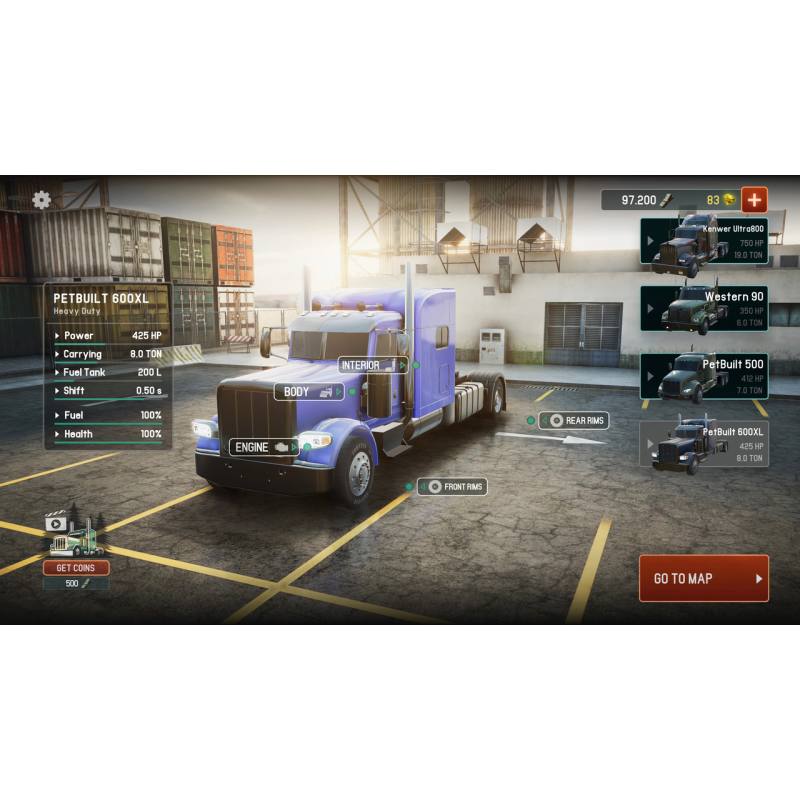 اسکرین شات (تصویر گیم پلی) بازی Truck Simulator 2024 USA Driver Zone نسخه نینتندو سوییچ (Nintendo Switch) تصویر 2