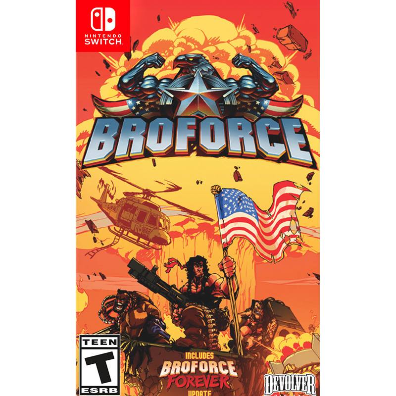 کاور بازی Broforce برای نینتندو سوییچ