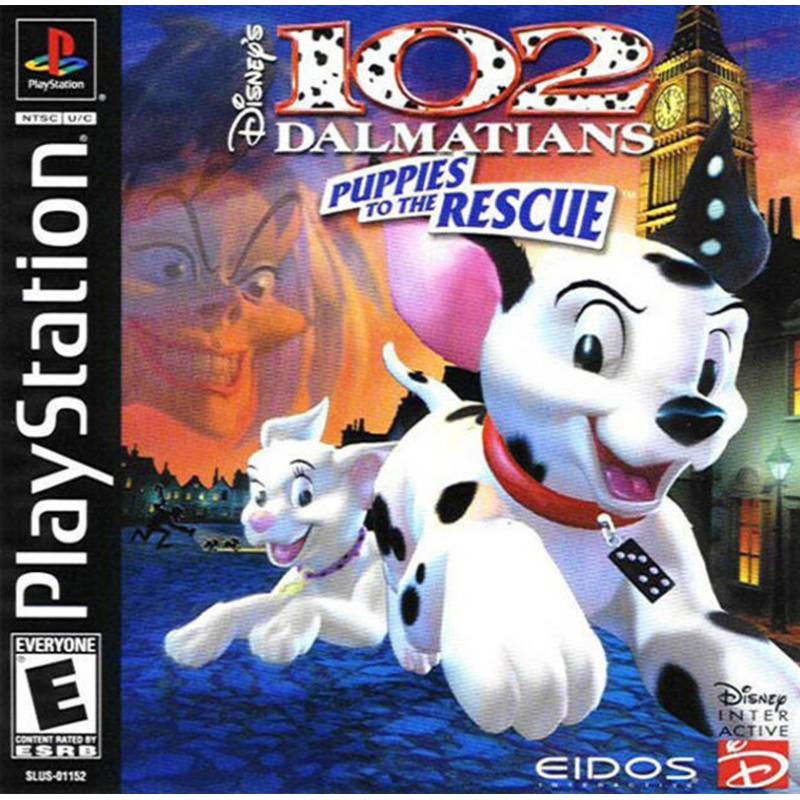 کاور بازی Disney's 102 Dalmatians: Puppies to the Rescue مخصوص پلی استیشن وان (PS1)