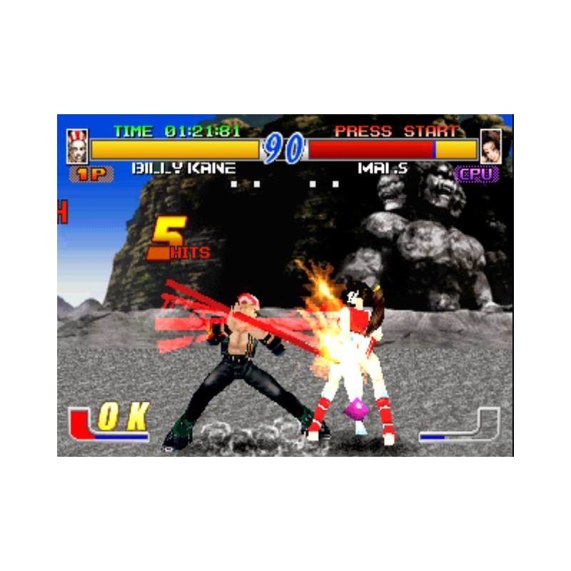 اسکرین شات و تصویر گیم‌پلی بازی Fatal Fury: Wild Ambition مخصوص پلی استیشن وان (PS1) تصویر شماره 4