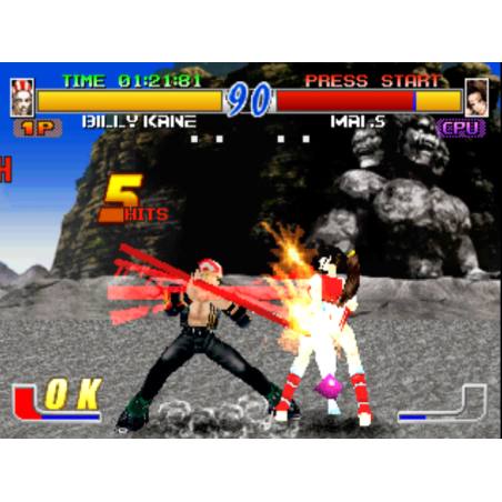 اسکرین شات و تصویر گیم‌پلی بازی Fatal Fury: Wild Ambition مخصوص پلی استیشن وان (PS1) تصویر شماره 4
