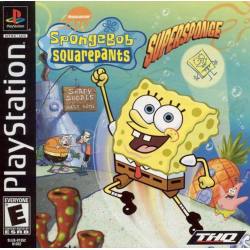 کاور بازی SpongeBob SquarePants: SuperSponge مخصوص پلی استیشن وان (PS1)