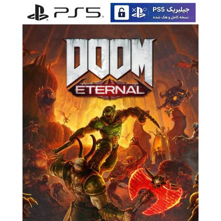 کاور بازی DOOM Eternal مخصوص PS5 نسخه ی کنسول‌های کپیخور یا جیلبریک (Jailbreak)