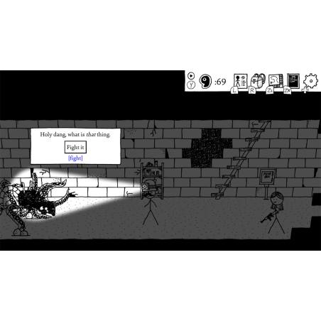اسکرین شات (تصویر گیم پلی) بازی Shadows Over Loathing نسخه نینتندو سوییچ (Nintendo Switch) تصویر 4