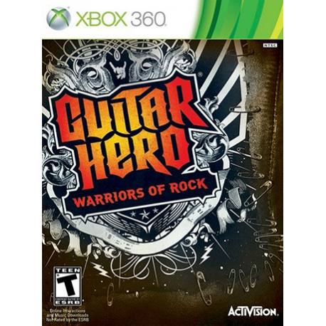 guitar hero warriors of rock xbox