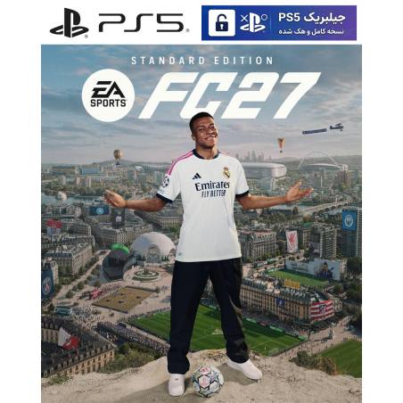 کاور بازی EA Sports FC 27 مخصوص PS5 نسخه ی کنسول‌های کپیخور یا جیلبریک (Jailbreak)