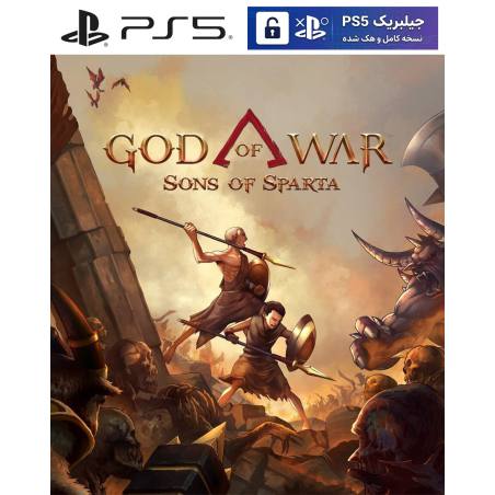کاور بازی God of War: Sons of Sparta مخصوص PS5 نسخه ی کنسول‌های کپیخور یا جیلبریک (Jailbreak)