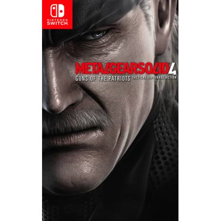 کاور بازی MGS4 Guns of the Patriots برای نینتندو سوییچ