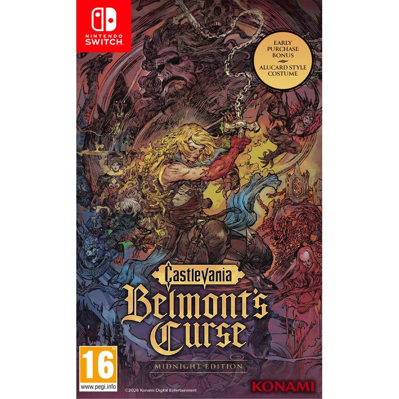 کاور بازی Castlevania Belmonts Curse برای نینتندو سوییچ