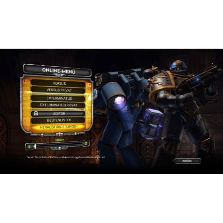 Warhammer space marines بازی Xbox 360