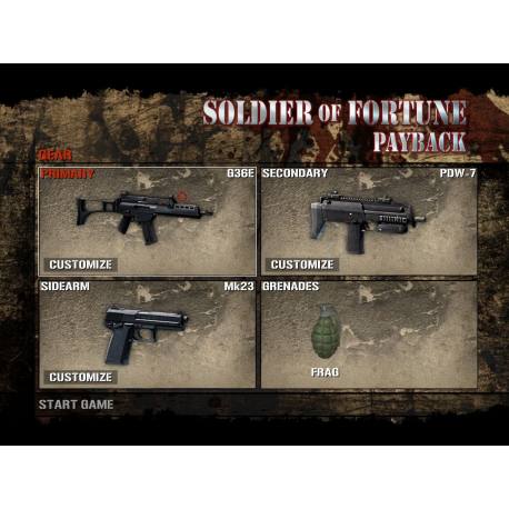 Soldier of Fortune Payback بازی Xbox 360