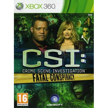 CSI Crime Scene Investigation Fatal Conspiracy بازی Xbox 360