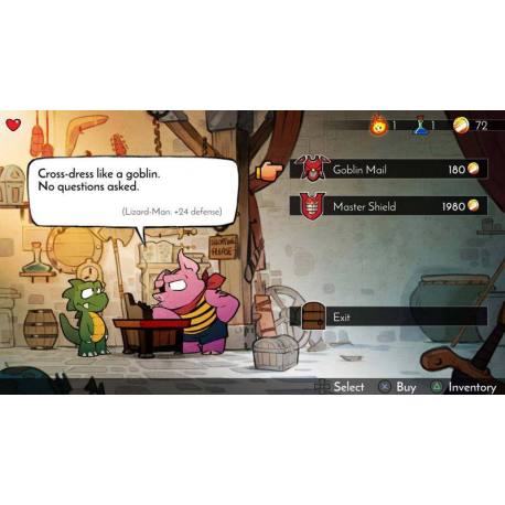 Wonder Boy The Dragon's Trap برای Ps4 جیلبریک
