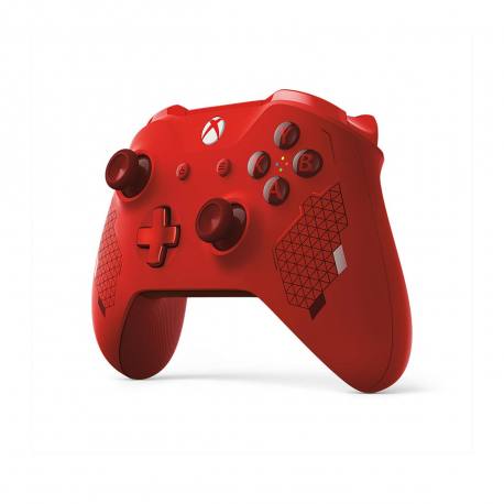 کنترلر (دسته) اصلی Xbox One | Series مدل قرمز طرح‌دار (Sport Red)