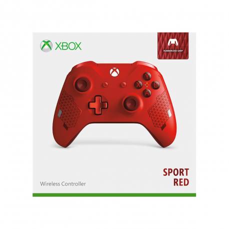 کنترلر (دسته) اصلی Xbox One | Series مدل قرمز طرح‌دار (Sport Red)