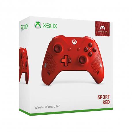 کنترلر (دسته) اصلی Xbox One | Series مدل قرمز طرح‌دار (Sport Red)