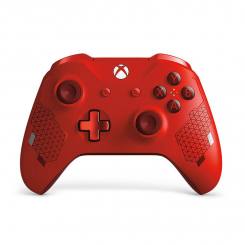 کنترلر (دسته) اصلی Xbox One | Series مدل قرمز طرح‌دار (Sport Red)